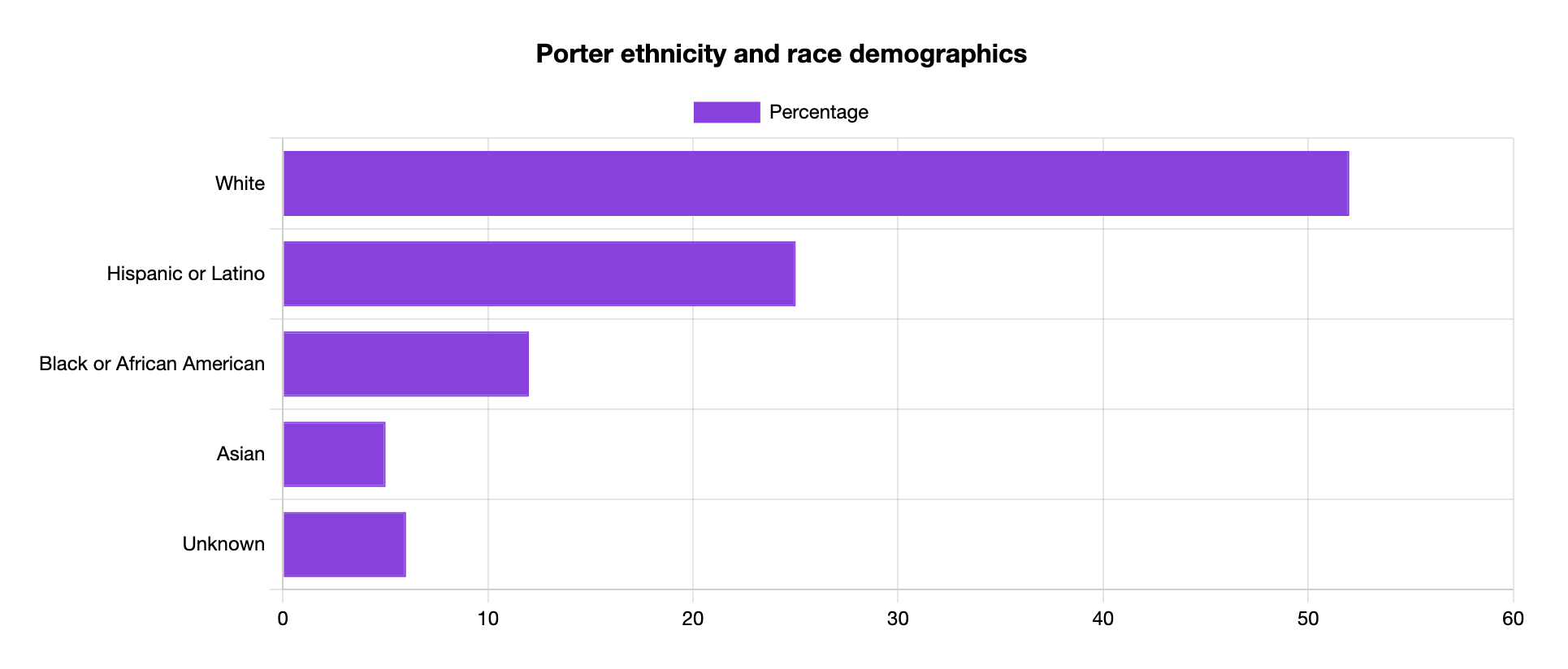 porter ethnicity and race